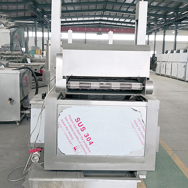 Industrial French fries continuous frying machine snacks fryer  Name:Industrial French fries continuous frying machine snacks fryer